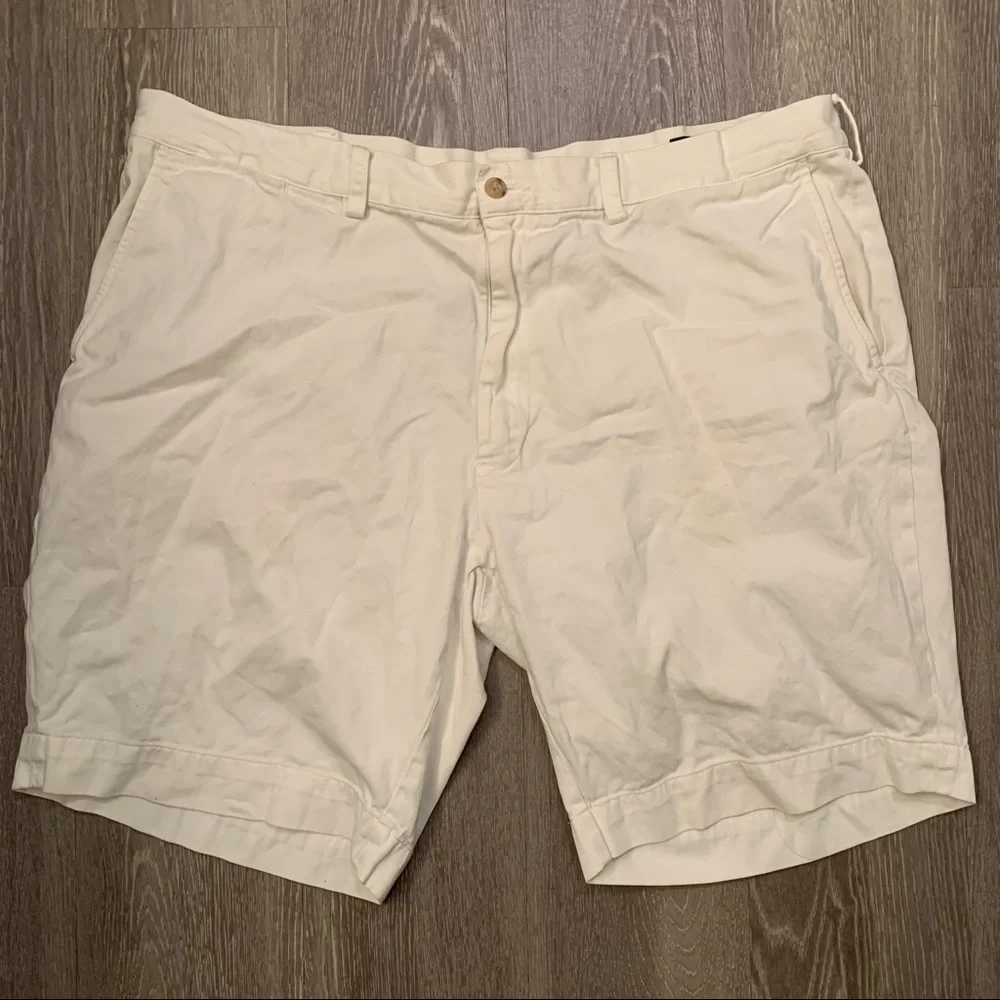 Polo Ralph Lauren Classic Fit 9” White Chino Shorts Men’s‎ Size 40
